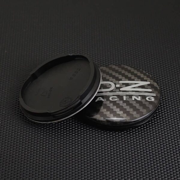 4X OZ 55mm M582 Carbon Kappen Rad Nabedeckel - Image 2