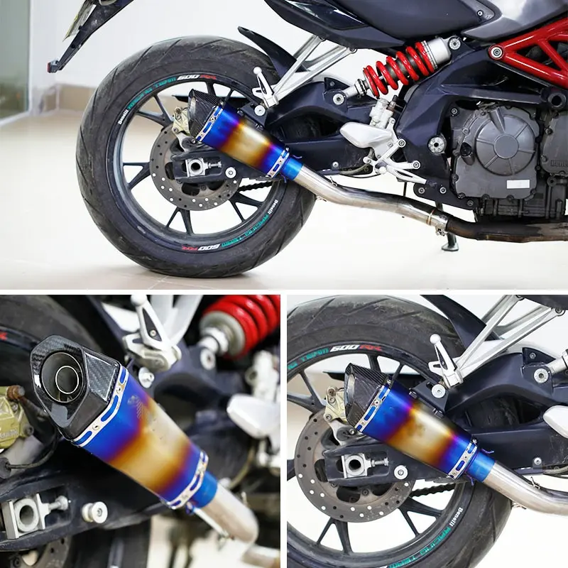 36–51mm Motorrad Auspuffrohr für Z900 GSXR1000 - Image 9