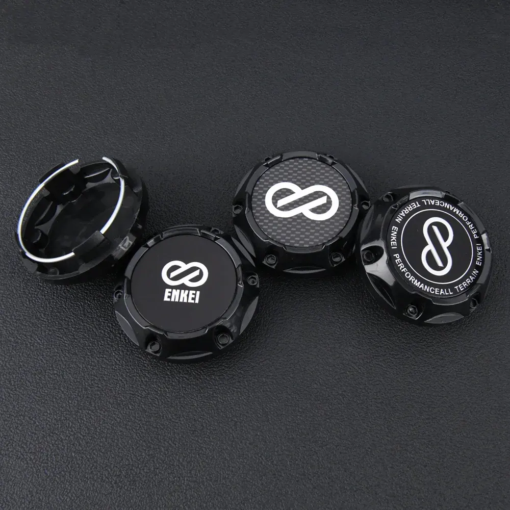4X 64mm Enkei JDM Radkappen Radnabenkappen - Image 2