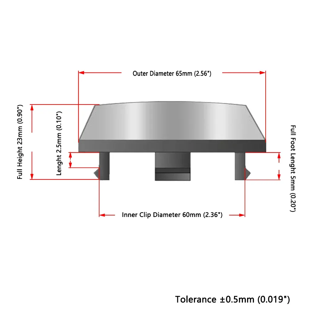 4X 65mm RAYS TE37 CE28N ZE40 Radkappen Radnabenkappen - Image 3