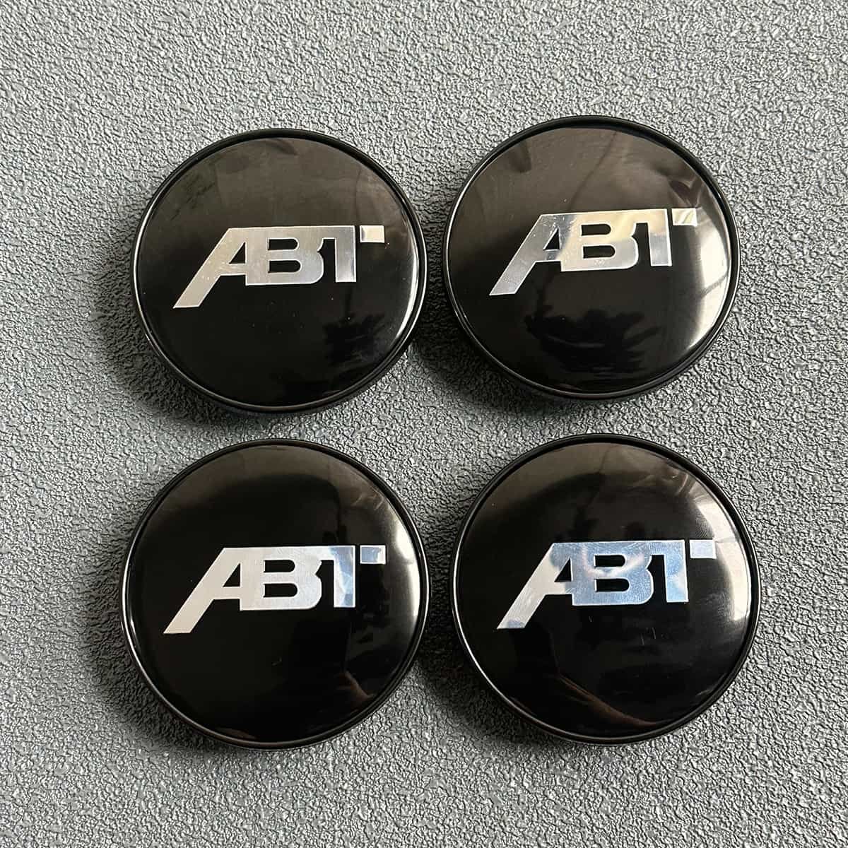 4X 69mm ABT Nabendeckel Radkappen für Audi - Image 2