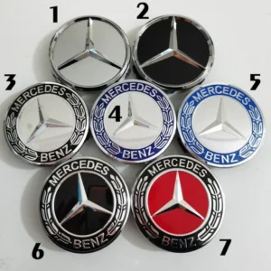 4 Stück 75mm Mercedes Benz Nabendeckel Nabenkappen