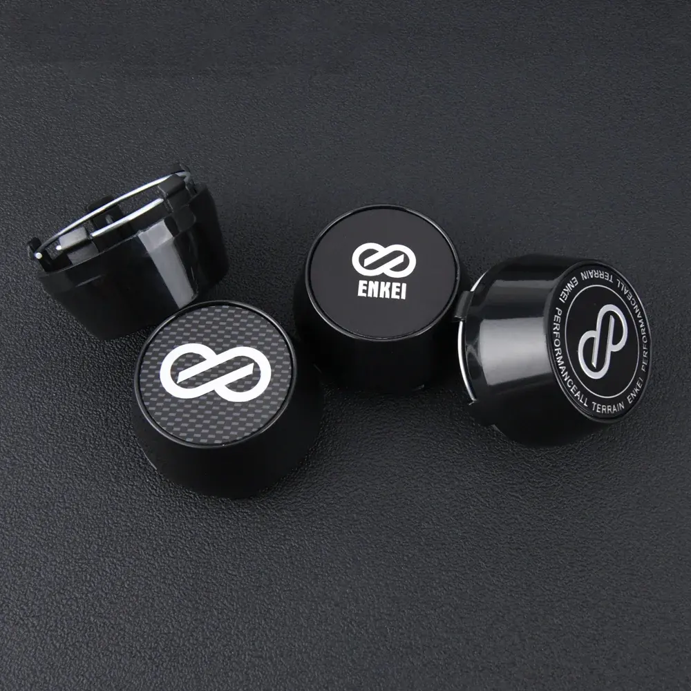 4 Stück 60mm Enkei Nabendeckel Nabenkappen