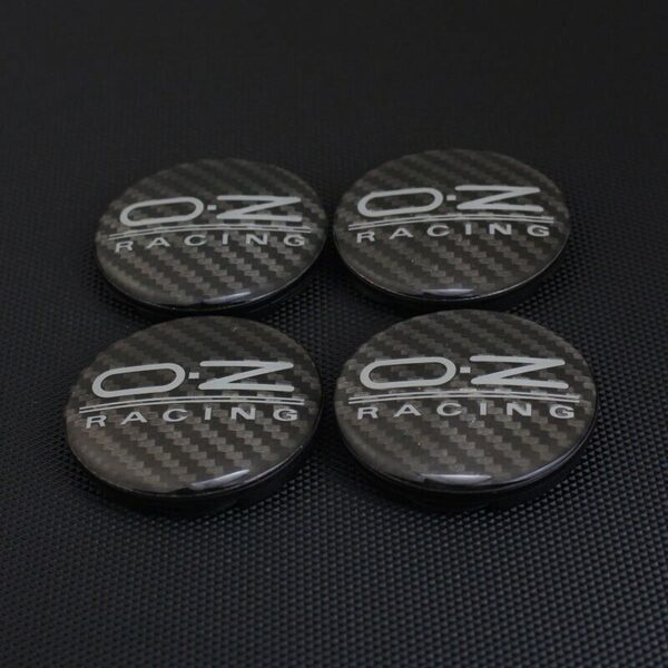 4x 63mm für OZ Racing Karbonfaser Nabendeckel Radnabenkappen M595 Superturismo WRC