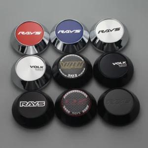 4X 65mm Rays Volk Racing Radkappen Radnabenkappen TE37