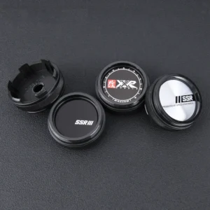 4 Stück 60mm SSR XXR Enkei Nabendeckel Nabenkappen