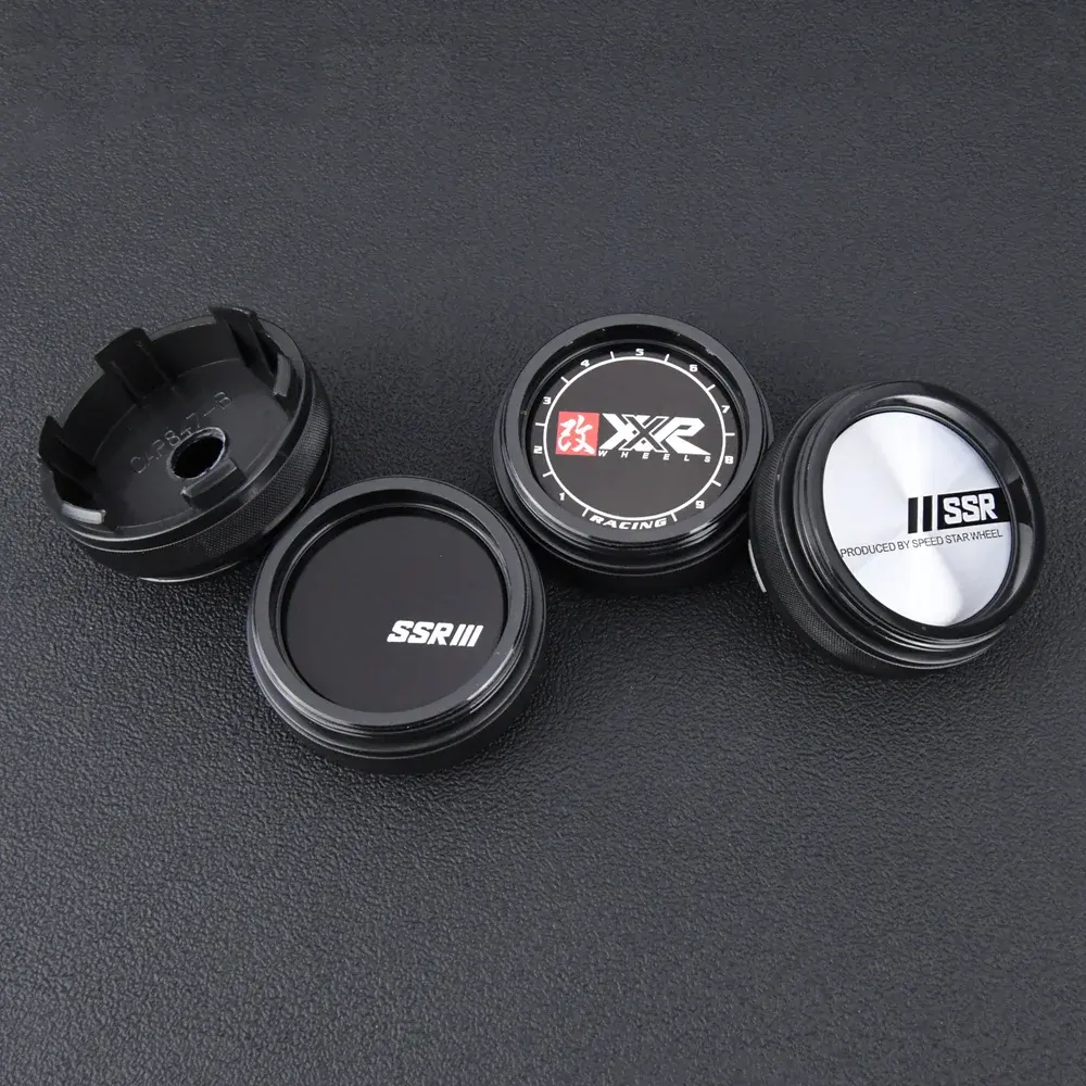 4 Stück 60mm SSR XXR Enkei Nabendeckel Nabenkappen