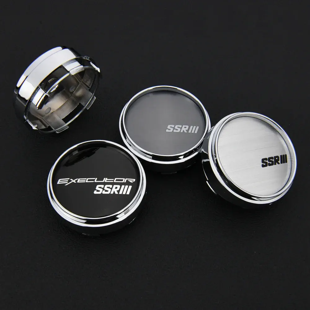 4X 66mm SSR JDM Radkappen Radnabenkappen 62mm Clip