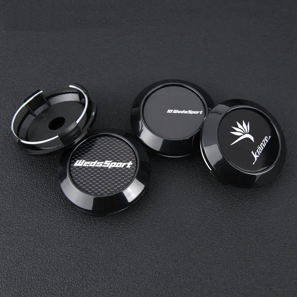 4X 64mm KRANZE Wedssport WEDS Radkappen Radnabenkappen - Image 4