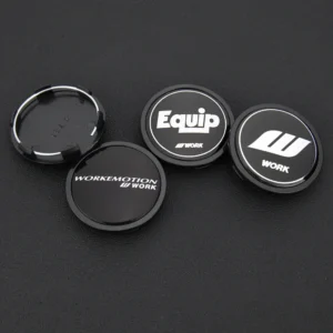 4X 65mm WORK Equip Radkappen Radnabenkappen
