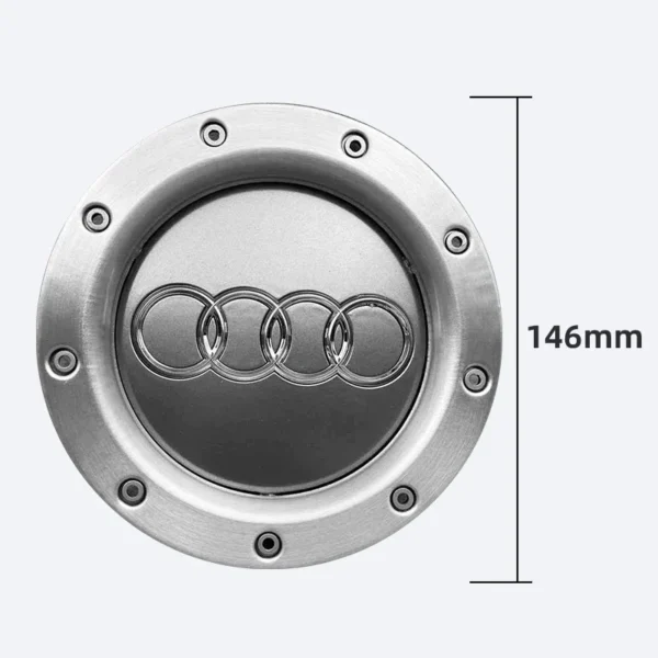 4X Audi 146mm 8D0601165K Nabendeckel Radkappen - Image 3