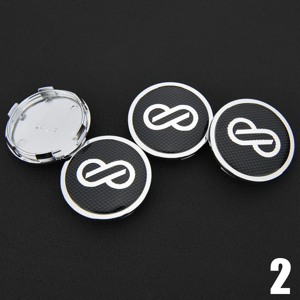 4X 65mm Enkei Radkappen Radnabenkappen - Image 5