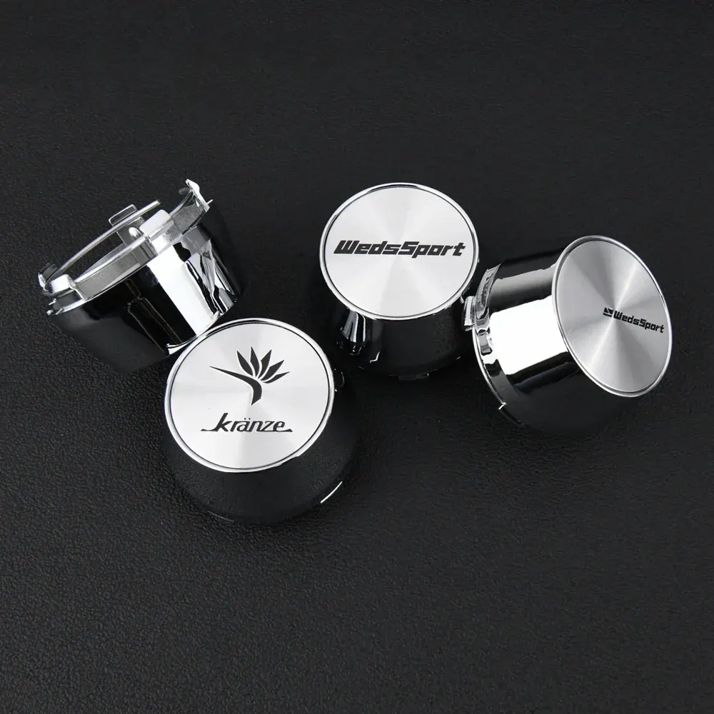 4X 60mm WEDSSPORT KRANZE JDM Radkappen Radnabenkappen