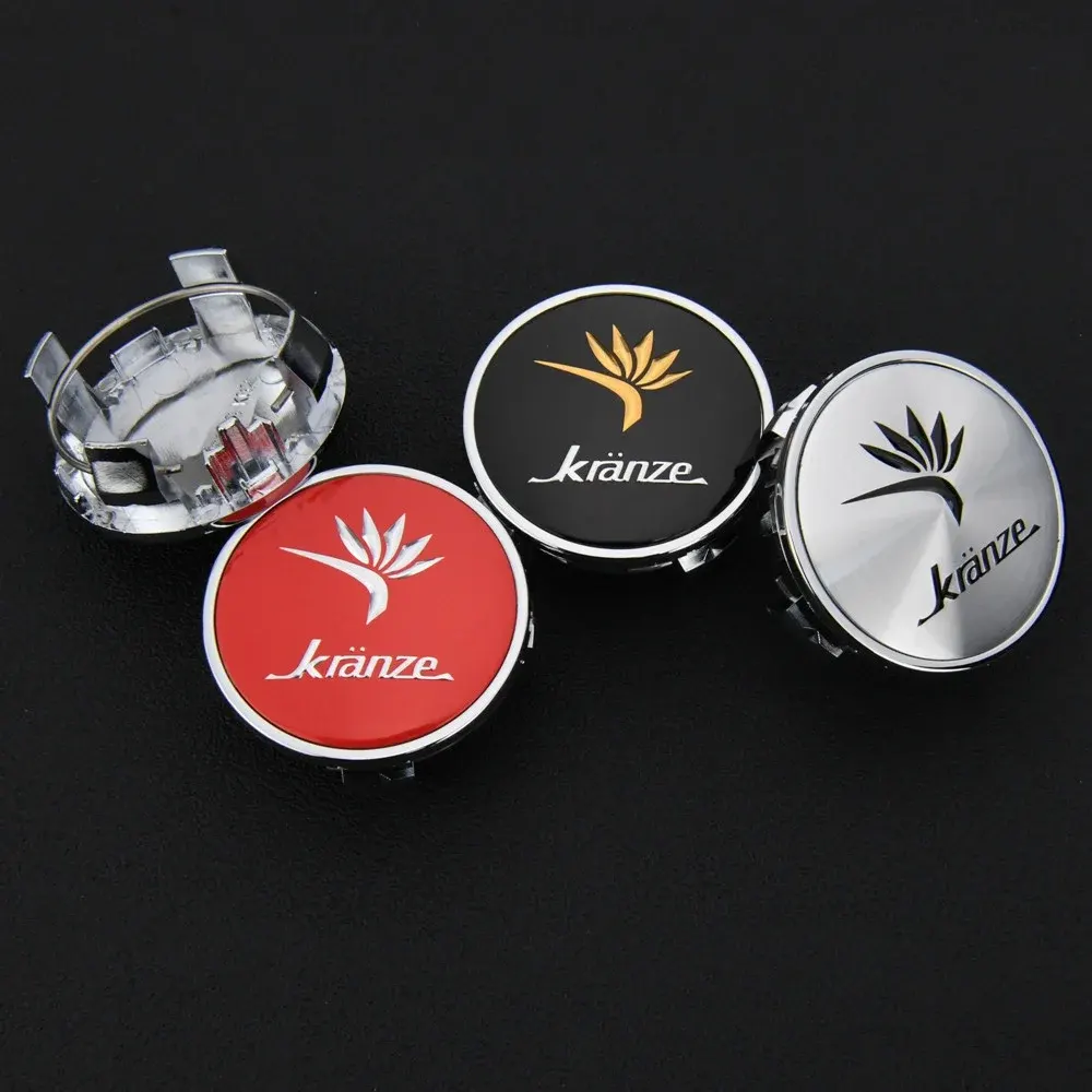 4 Stück JDM 58mm ENKEI Nabendeckel Nabenkappen