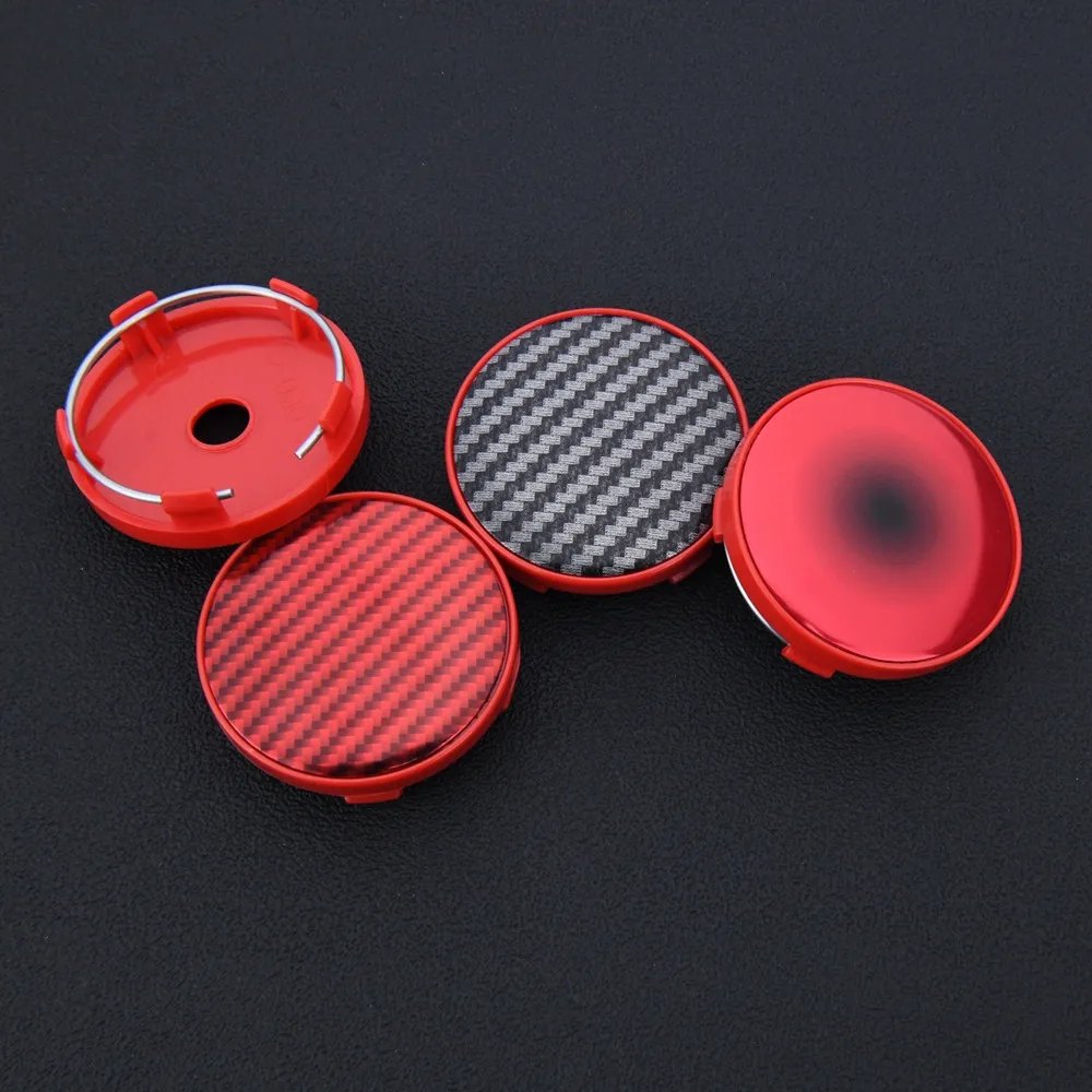 4 Stück JDM 60mm Nabendeckel Nabenkappen - Image 3