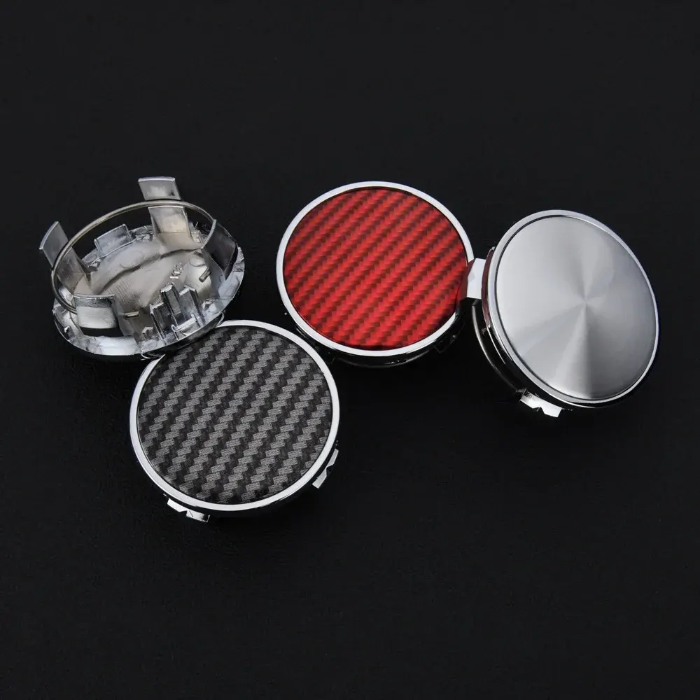 4 Stück JDM 62mm Nabendeckel Nabenkappen