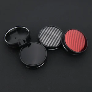 4 Stück JDM 62mm Nabendeckel Nabenkappen