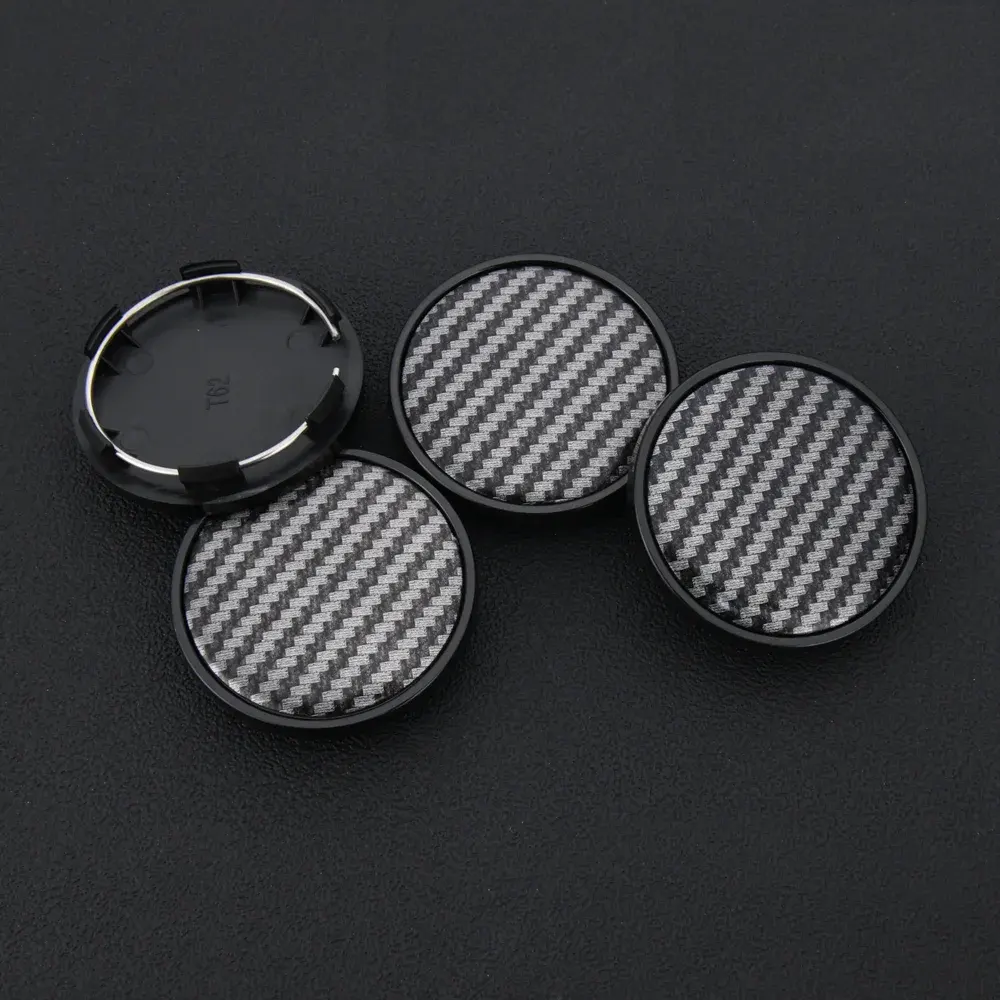 4 Stück JDM 62mm Nabendeckel Nabenkappen