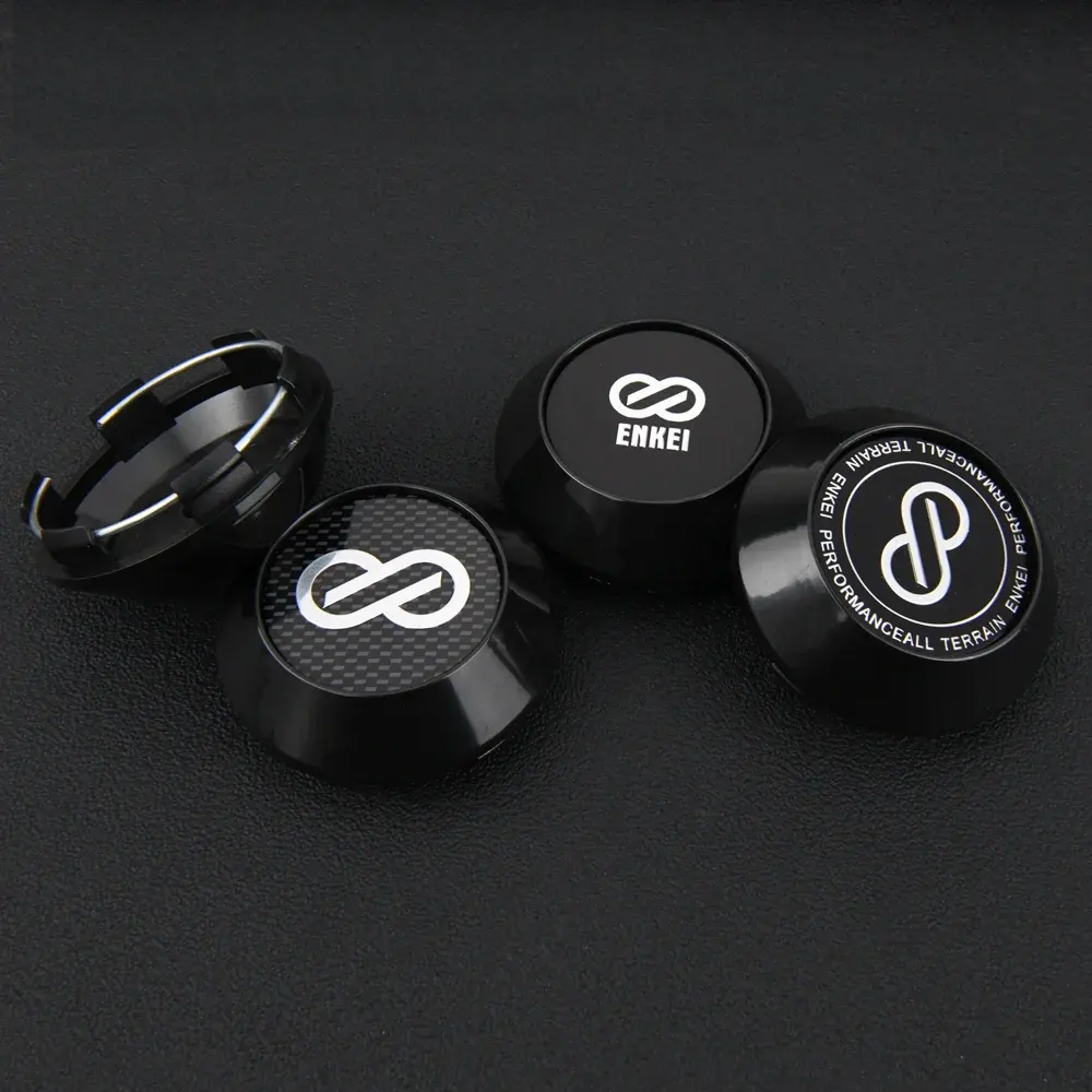 4 Stück 68mm JDM ENKEI Nabendeckel Nabenkappen - Image 3