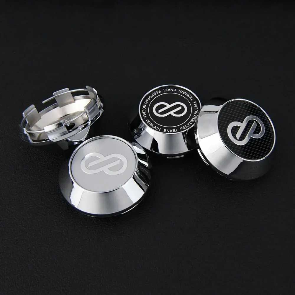 4 Stück 68mm JDM ENKEI Nabendeckel Nabenkappen