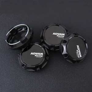 4 Stück 64mm Advan Nabendeckel Nabenkappen