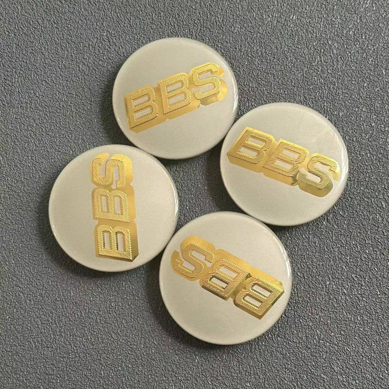 4 Stück 70mm BBS 09:24.030 Nabendeckel Nabenkappen - Image 3