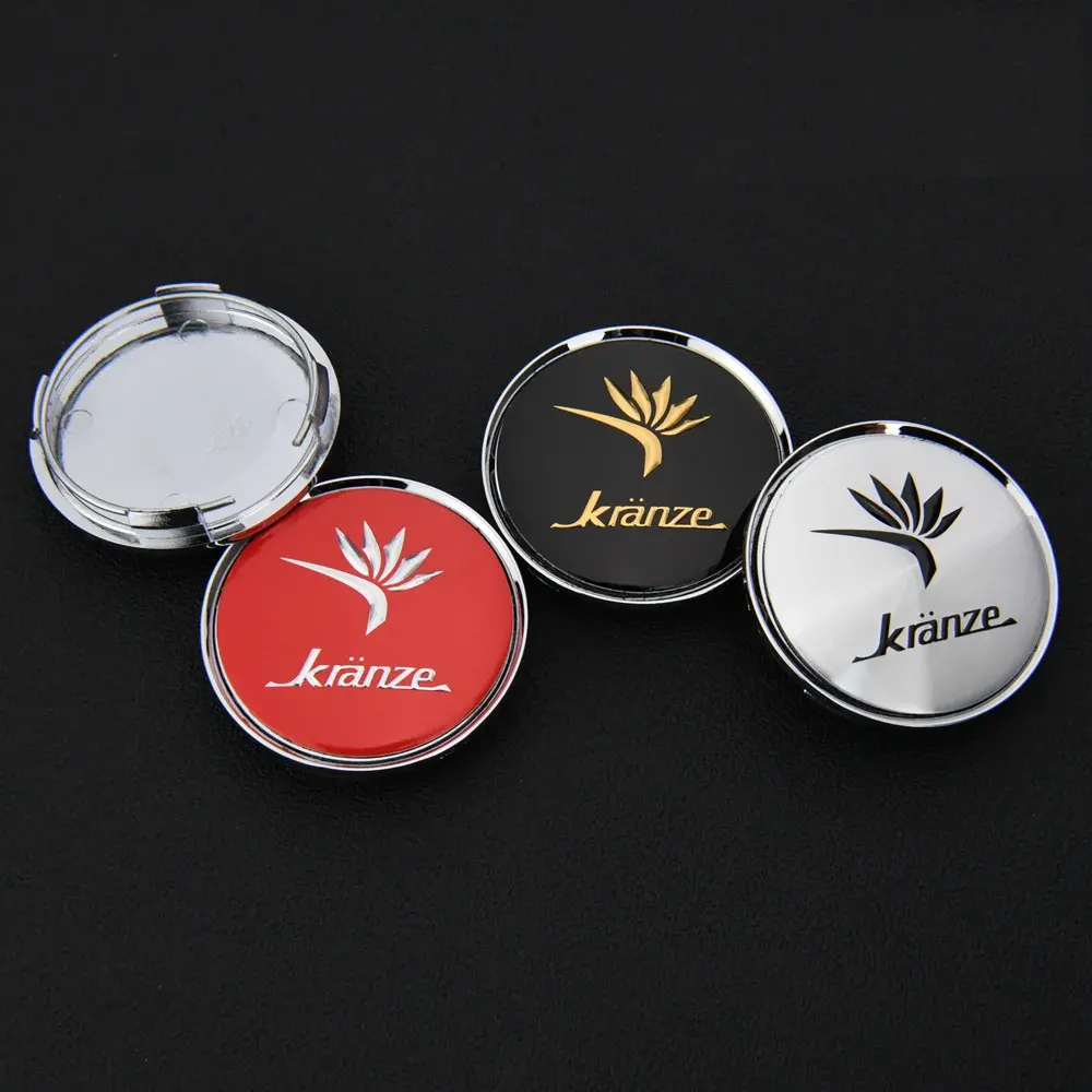 4 Stück JDM 63mm KRANZE Nabendeckel Nabenkappen - Image 3