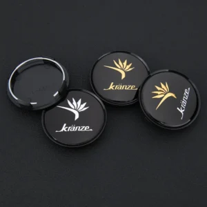4 Stück JDM 63mm KRANZE Nabendeckel Nabenkappen