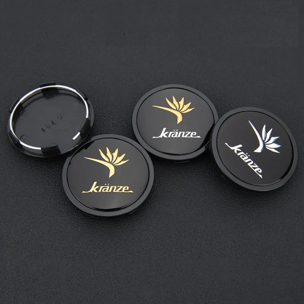 4 Stück JDM 60mm KRANZE Nabendeckel Nabenkappen - Image 3