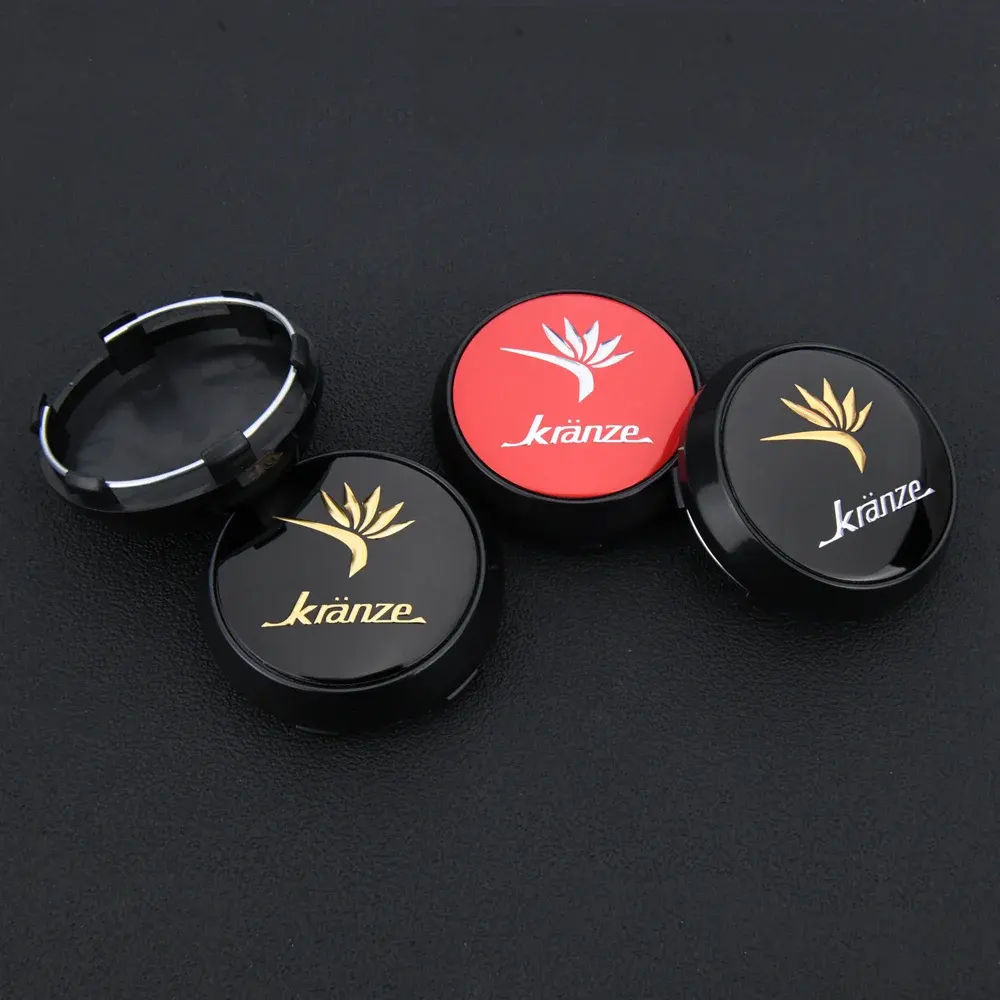 4 Stück JDM 65mm KRANZE Nabendeckel Nabenkappen - Image 2