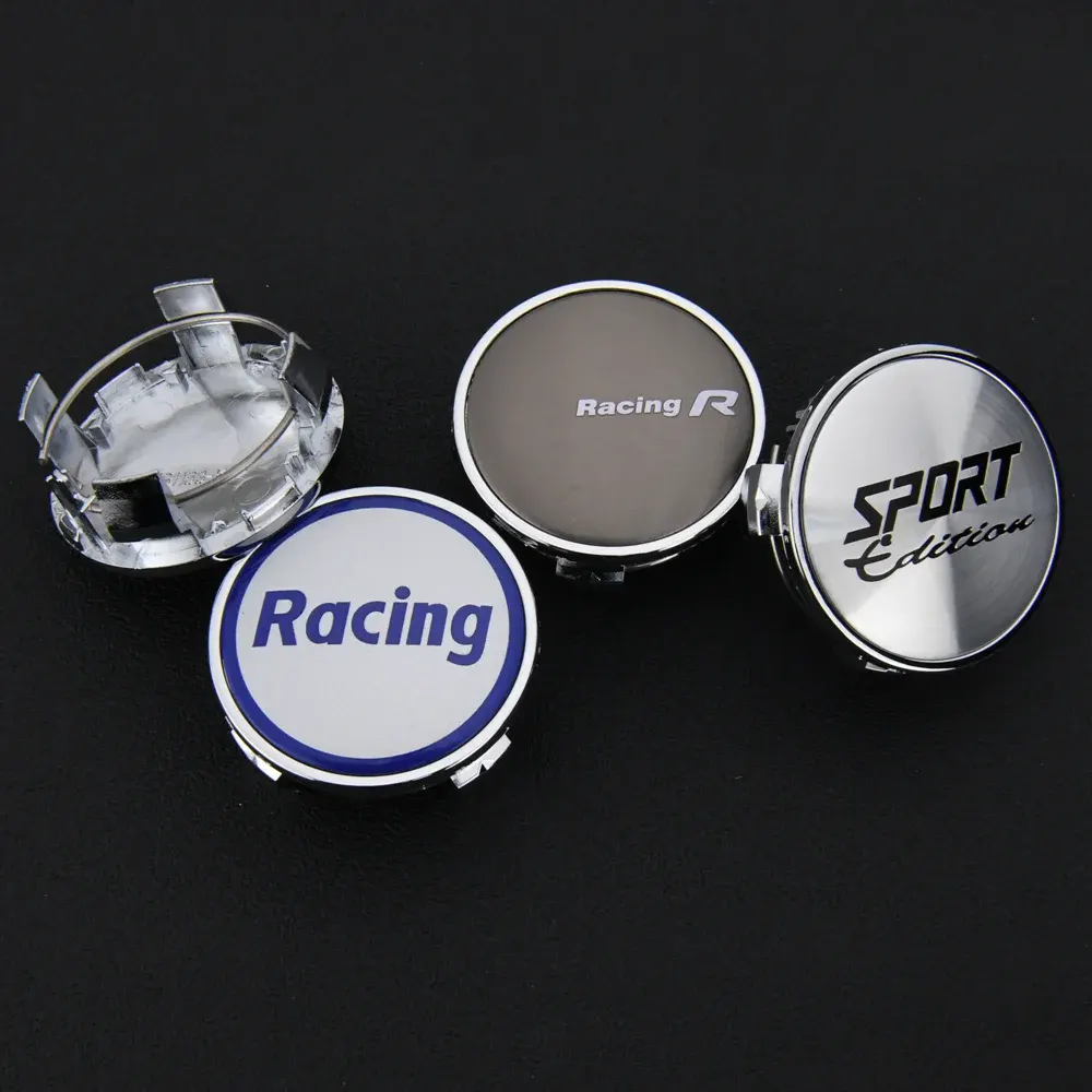 4 Stück 62mm Racing Sport Nabendeckel Nabenkappen - Image 2