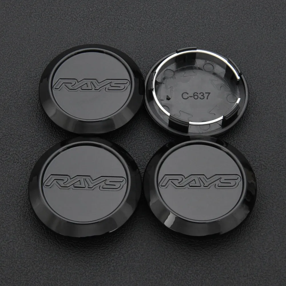 4 Stück 64mm rays G25 Nabendeckel Nabenkappen