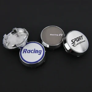 4 Stück 68mm Racing Sport Nabendeckel Nabenkappen