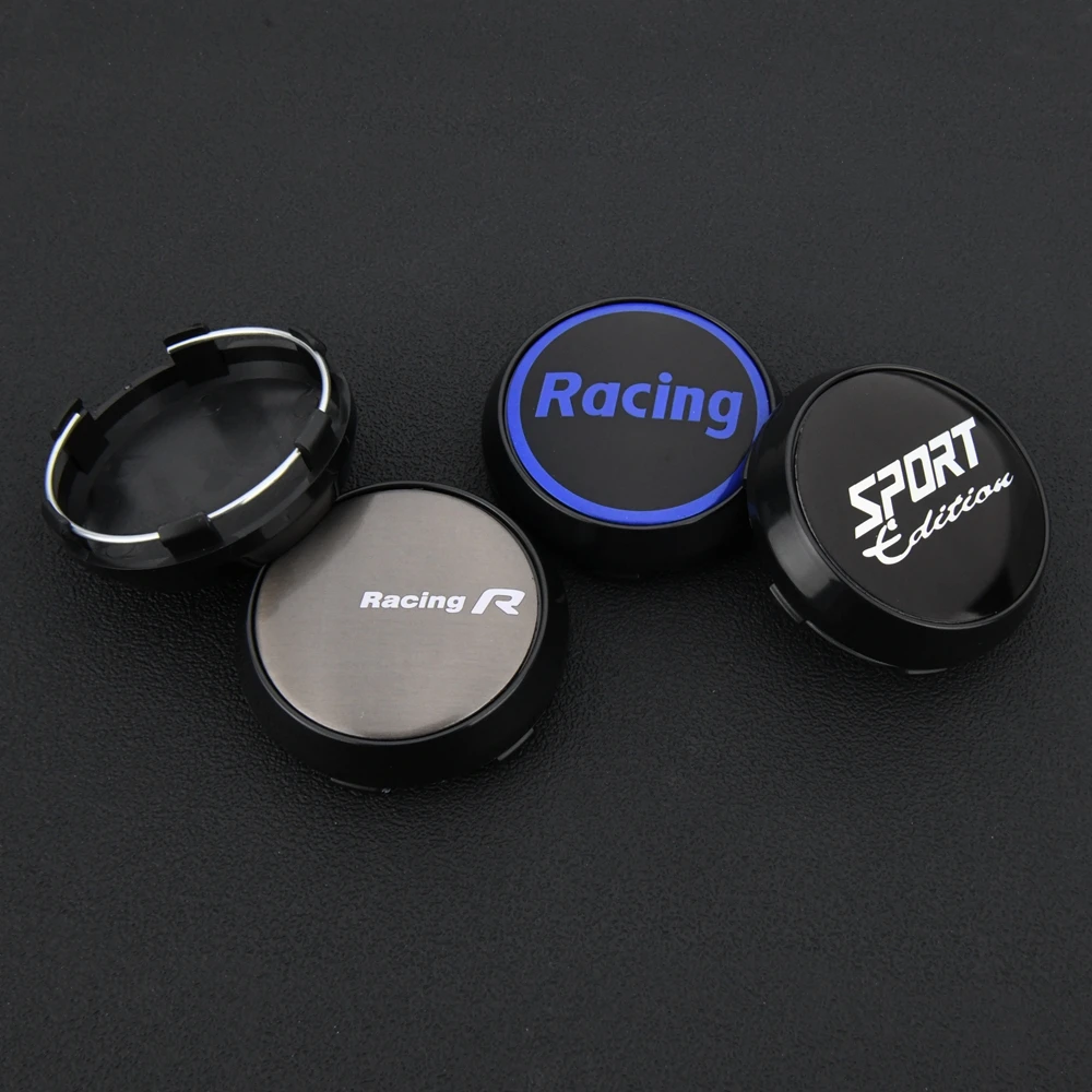 4 Stück 68mm Racing Sport Nabendeckel Nabenkappen - Image 2