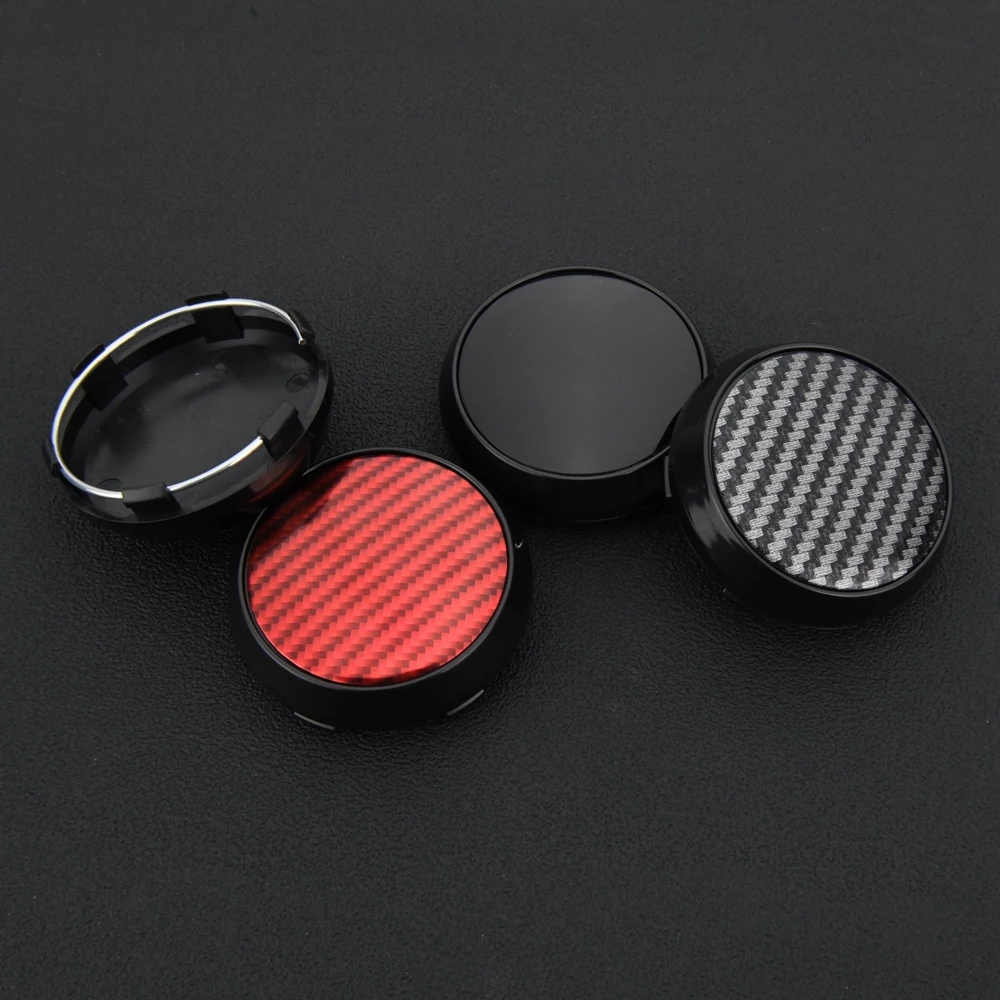 4 Stück 68mm Racing Sport Nabendeckel Nabenkappen