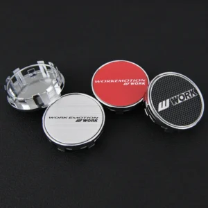 4 Stück JDM 54mm MEISTER EQUIP WORK Nabendeckel Nabenkappen