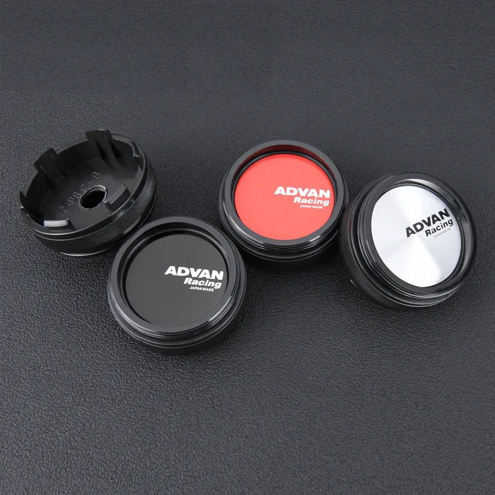 4 Stück JDM 60mm Advan Nabendeckel Nabenkappen - Image 4