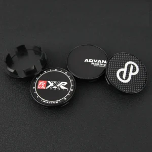 4 Stück JDM 53mm enkei Advan XXR VIP LEHR MEISTER Nabendeckel Nabenkappen