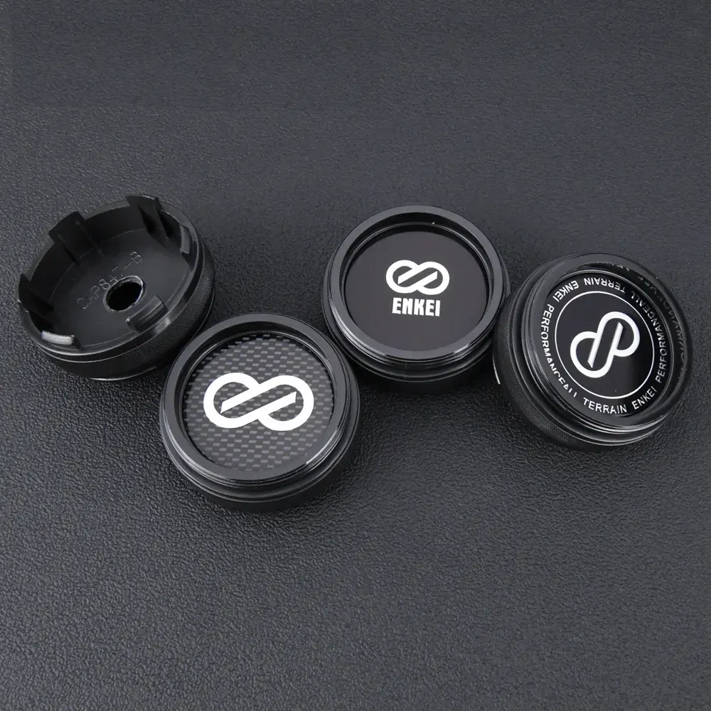 4 Stück JDM 60mm enkei Nabendeckel Nabenkappen - Image 4