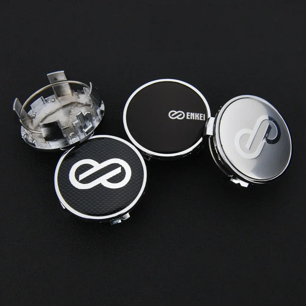 4 Stück 62mm Enkei Racing Nabendeckel Nabenkappen