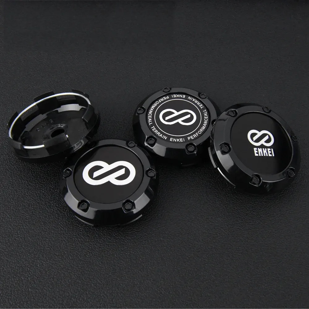 4 Stück JDM 66mm enkei Nabendeckel Nabenkappen - Image 4