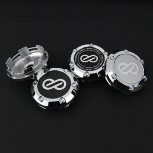 4 Stück JDM 66mm enkei Nabendeckel Nabenkappen