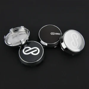 4 Stück JDM 68mm Enkei Nabendeckel Nabenkappen