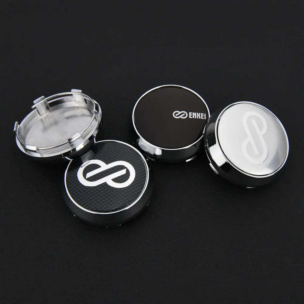 4 Stück JDM 68mm Enkei Nabendeckel Nabenkappen