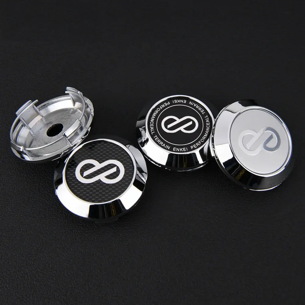 4 Stück 64mm Enkei Nabendeckel Nabenkappen