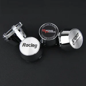 4 Stück JDM 60mm Racing Nabendeckel Nabenkappen