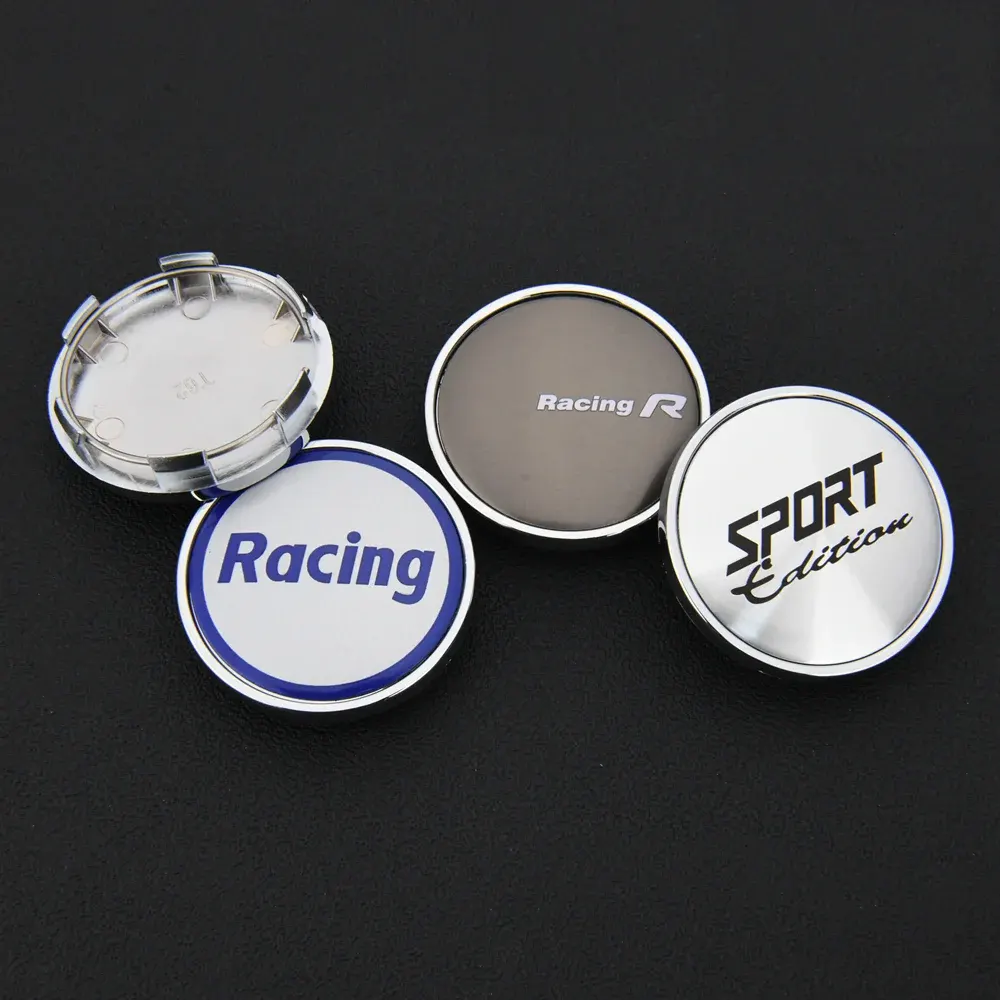 4 Stück JDM 62mm Racing Nabendeckel Nabenkappen - Image 4