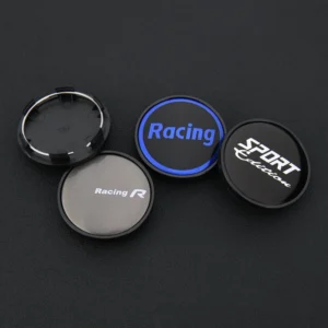 4 Stück JDM 62mm Racing Nabendeckel Nabenkappen