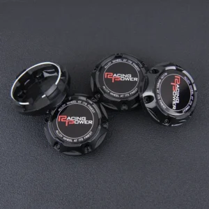 4 Stück 64mm Racing Sport Nabendeckel Nabenkappen