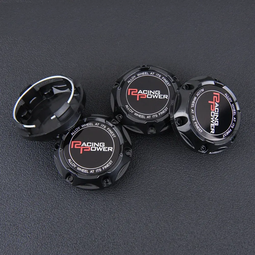 4 Stück 64mm Racing Sport Nabendeckel Nabenkappen